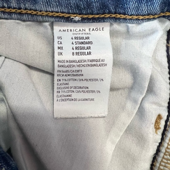 American Eagle curvy hi-rise jegging SZ 4 - Picture 4 of 6